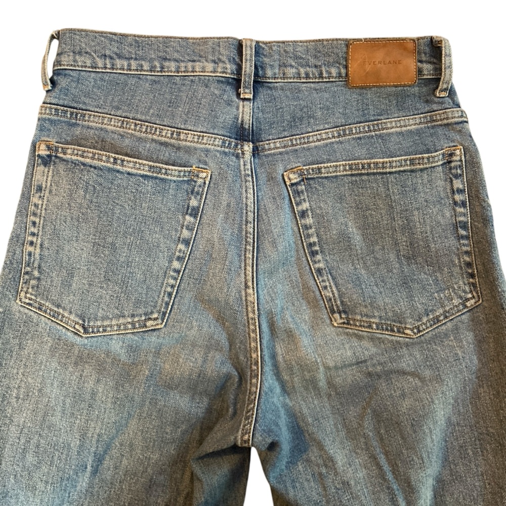Everlane High Rise Straight Jeans in Blue - Picture 8 of 15